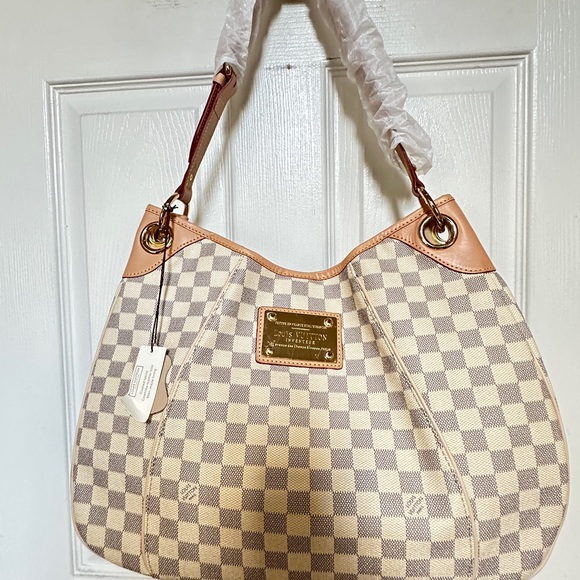 Stylish Damier Asur Checkered Shoulder Bag - Picture 2 of 16